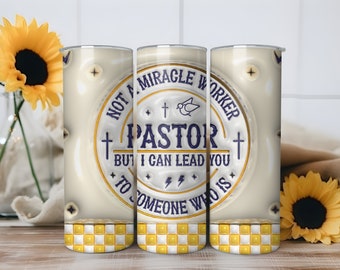 3D aufgeblasener christlicher Tumbler Wrap PNG, Tumbler Design 20 oz Skinny Sublimation Digital Download, Straight & Tapered Tumbler PNG