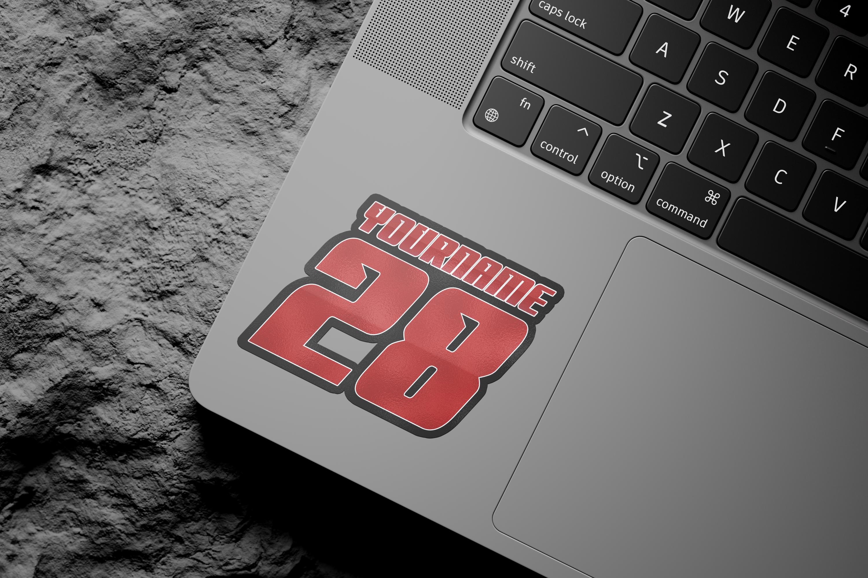 Sticker Racing Nome Custom Racing Racing Name Number Stickers Die-cut Waterproof Vinyl ...