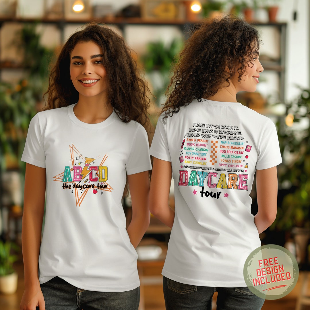 Retro Daycare Shirt Png, Daycare Tour Png, Daycare Staff Crew