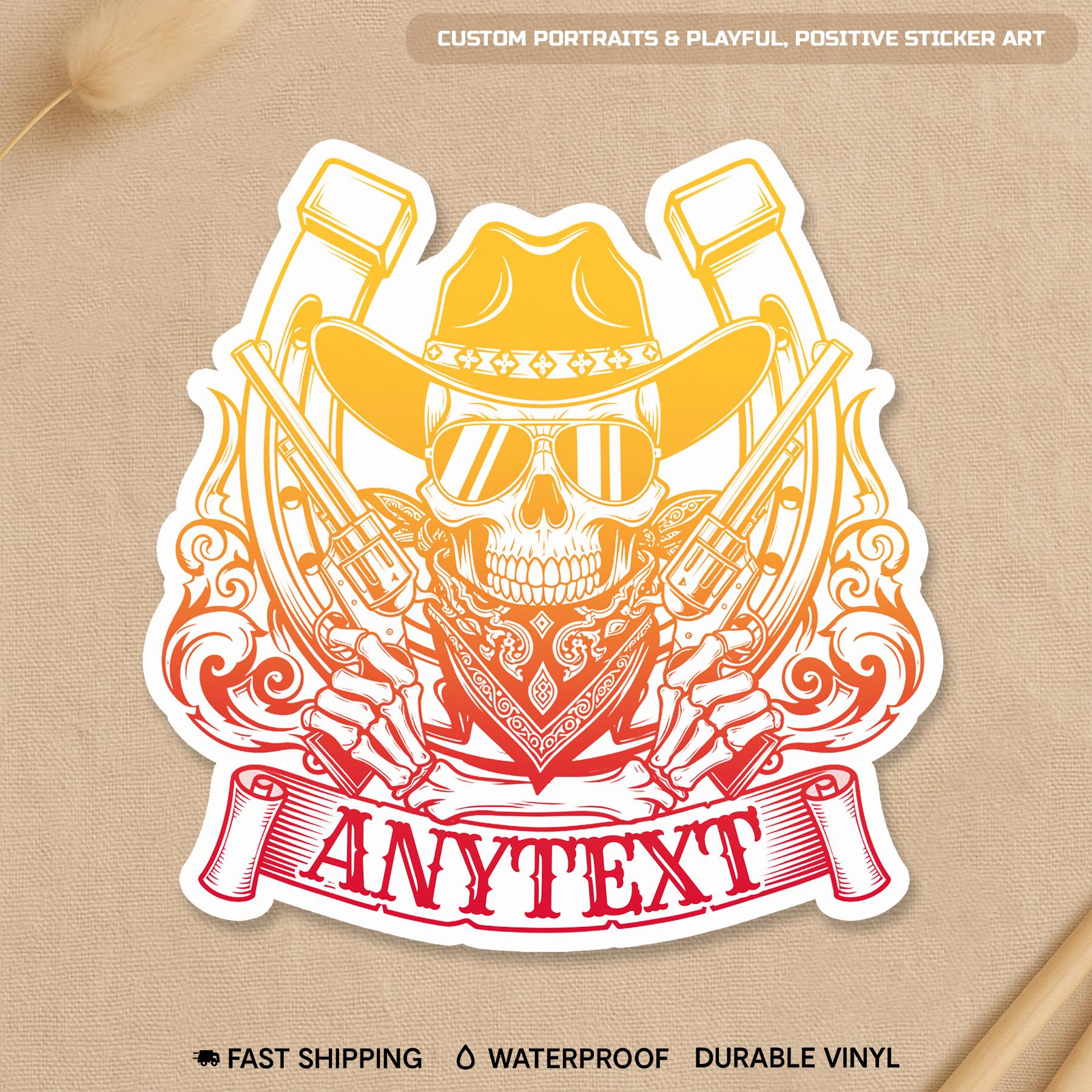 The Gunslinger's Creed Vinyl Bumper Sticker - 5 Inch Durable Outdoor Decal