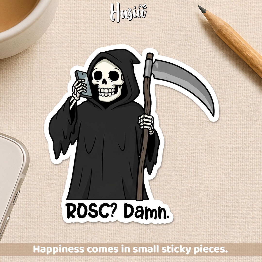 ROSC Damn Sticker, Nurse Medical Nursing Care Med Surg RN Student ...