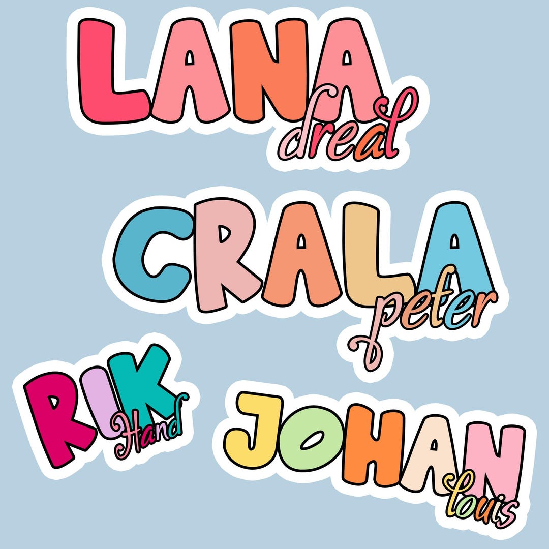 Signature Name Sticker Custom Name Sticker Personalized Customize Name Signature Aesthetic ...