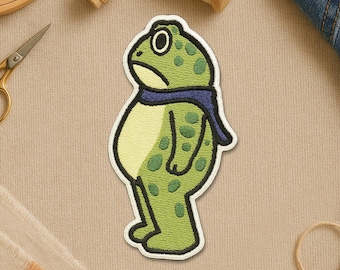 Écusson Grenouille Portland Resist résistant à la grenouille, écussons de broderie anti-GLACE, anti-atout pour vêtements, vestes, sacs à dos, cadeaux pour elle et pour lui