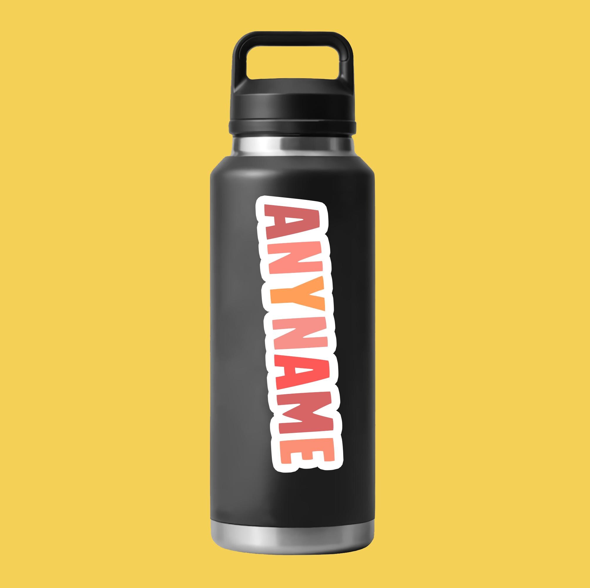 Custom Name Stickers Custom Vinyl Lettering Decal for Cups Laptop Water ...
