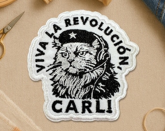 Princess Donut Revolucion Patch, Viva La Revolución Inspired Bookish Fantasy Readers Embroidery Patches for Clothes, Jackets, Backpacks