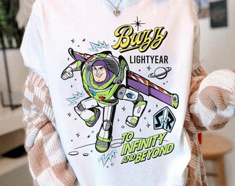 Disney Pixar Toy Story Buzz Lightyear To Infinity and Beyond T-Shirt, Buzz Lightyear Shirt, Disneyland Family Matching Shirt, Magic Kingdom