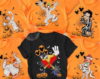 Disney A Goofy Movie Costume Mummy Halloween T-Shirt, Disneyland Halloween Family Matching Shirt, Goofy Max Roxanne Powerline Halloween Gift
