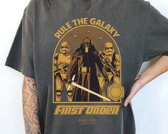 Star Wars The Force Awakens Rule The Galaxy Retro Kylo Shirt, Star Wars Kylo Ren Shirt, Disneyland Family Matching Shirt, Galaxy's Edge Tee