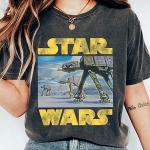 Star Wars Vintage Imperial AT-AT Battle of Hoth T-Shirt, Retro Star Wars AT-At Shirt, Disneyland Family Matching Shirt, Galaxy's Edge Shirt
