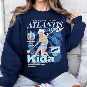 Disney Atlantis The Lost Empire Princess Kida Nouveau Poster T-Shirt, Disneyland Family Matching Shirt, Disney Vacation Shirt, WDW Trip Tee