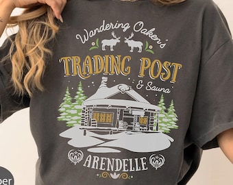 Disney Frozen Wandering Oaken's Trading Post  Arendelle Vintage T-Shirt , Frozen Shirt, Disneyland Family Vacation Shirt, Disney World Shirt