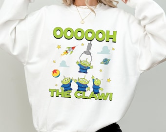 Disney Pixar Toy Story Aliens Oh Die Klaue T-Shirt, Disney Toy Story Charakter Shirt, Disney Familienurlaub, Kleine grüne Aliens Shirt, BTW