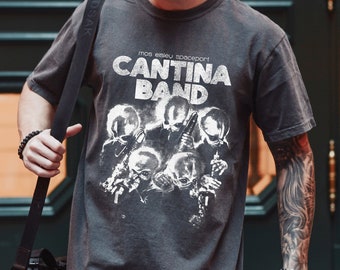 Star Wars Cantina Band Planetary Lounge Tour Poster T-shirt,star 