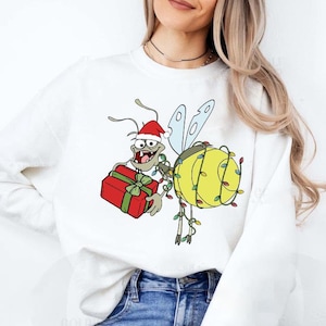 Disney Princess And The Frog Ray Firefly Christmas Lights Shirt, Look How She Lights Up The Sky, Tiana&#39;s Bayou Adventure Shirt, WDW Tee