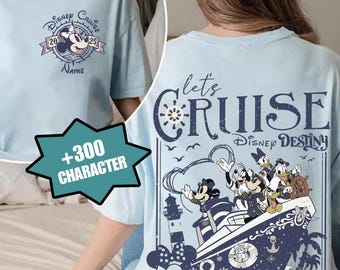 Kundenspezifisches Disney-Kreuzfahrtfamilie Micky und Freunde passendes T-Shirt, Disneyland-Familien-Matching-Shirt, Wunsch-Fantasy-Magic-Wunder-Kreuzfahrt-Reise