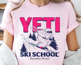 Animal Kingdom Yeti Ski School Expedition Everest Shirt, Expedition Everest Mountain Shirt, Disney Yeti Shirt, Disneyland Family Matching