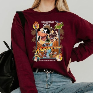 Disney A Goofy Movie 30th Anniversary Character Shirt, Goofy and Max Goof Powerline Shirt, Disneyland Family Matching Shirt, WDW Trip Tee
