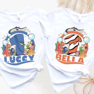 Personalized Disney Pixar Finding Nemo Dory Birthday T-Shirt, Disneyland Family Matching Birthday Shirt, Custom Finding Nemo Birthday Gift