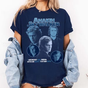 Star Wars Anakin Skywalker Portrait Retro Shirt, Star Wars Anakin Skywalker Shirt, Disneyland Family Matching Shirt, May The 4th Be With You