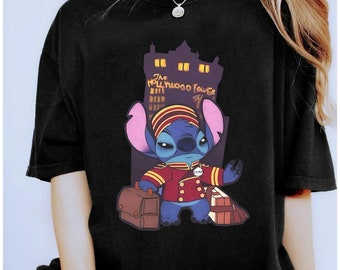 Disney Halloween Stitch Tower of Terror Studios Shirt, Lilo and Stitch Halloween Costume Shirt, Disneyland Halloween Family Matching Shirt
