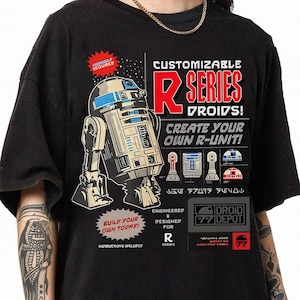Star Wars R-series Droid  R2-D2 T-Shirt, Disney Hollywood Studios Trip Shirt, Disneyland Family Matching Shirt, May The Force Be With You