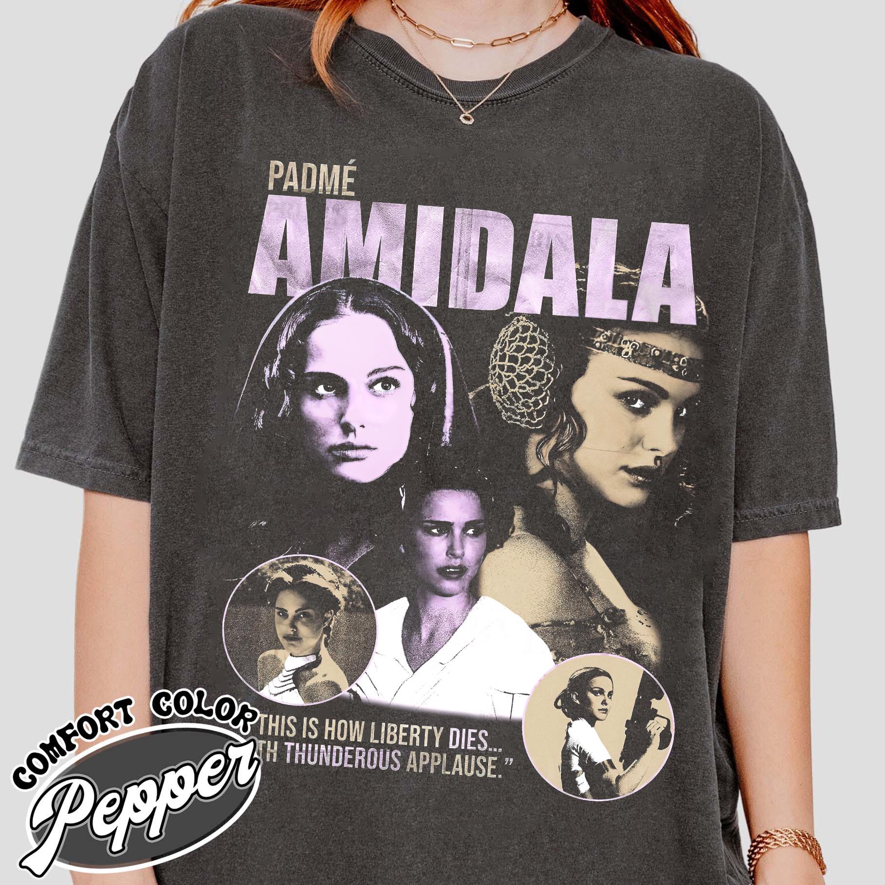 トップス STAR WARS - QUEEN AMIDALA - GOAT CREW Goat Crew Star Wars Queen Amidala Heavyweight T-Shirt Black