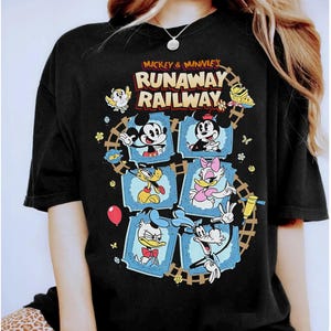Disney Mickey & Minnie Runaway Railway Hollywood Studio&#39;s T-Shirt, Nothing Can Stop Us Now Shirt, Disneyland Family Vacation Holiday Gifts