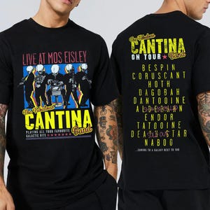 Star Wars Mos Eisley Spaceport Cantina Band Tour Retro Shirt, Vintage Star Wars Shirt, Disneyland Family Matching Shirt, Galaxy&#39;s Edge Shirt
