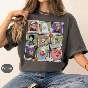 Disney Gravity Falls Costume Halloween Photos T-Shirt, Disney Channel Gravity Falls Shirt, Disneyland Halloween Family Matching Shirt, WDW