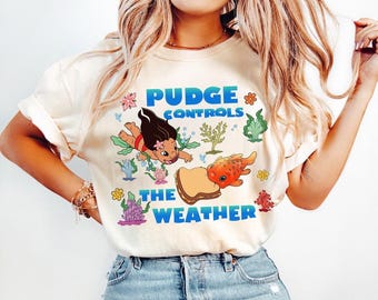 Disney Pudge Controls The Weather Lilo & Stitch Movie 2026 Shirt, Disneyland Family Matching Shirt, Magic Kingdom Tee, Disney Birthday Gift