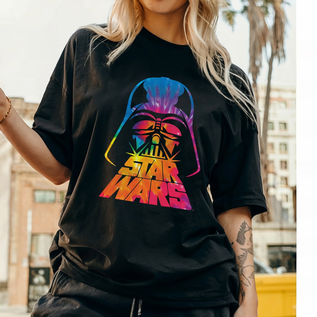 darth vader tie dye shirt