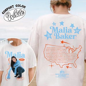 Disney Descendants Zombies Worlds Collide Tour Malia Baker T-Shirt, Disney Descendant Chloe Charming Tee, Zombies Tour Summer Music Festival