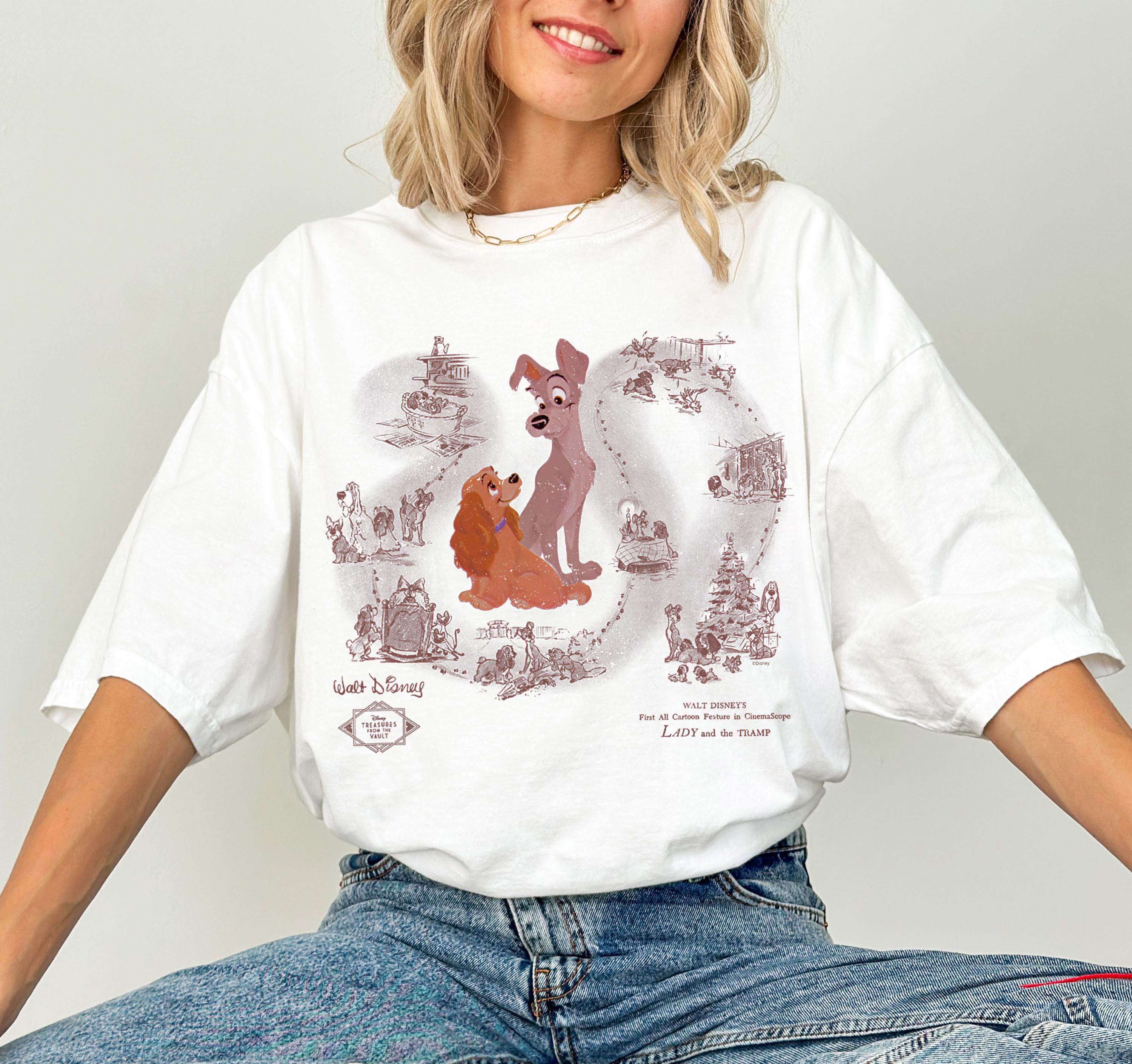 Disney Lady and the Tramp Vintage T-shirt, Lady and the Tramp