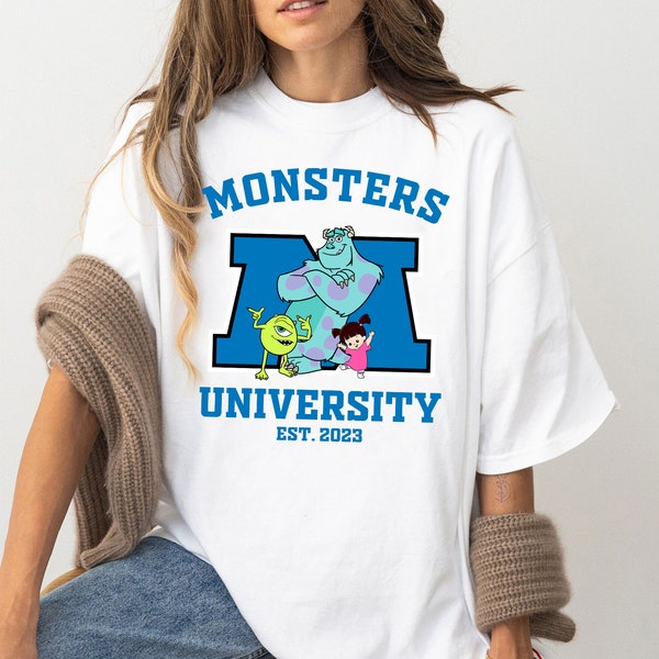 Disney Monsters University Mike and Sully Boo , Monsters Inc Logo T-Shirt, Disneyland Family Matching Shirt, Magic Kingdom, WDW Trip Tee
