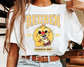 Disney Lilo & Stitch Reuben Experiment 625 Sandwich Shop T-Shirt, Disneyland Family Matching Shirt, Magic Kingdom Tee, Disney Birthday Gift