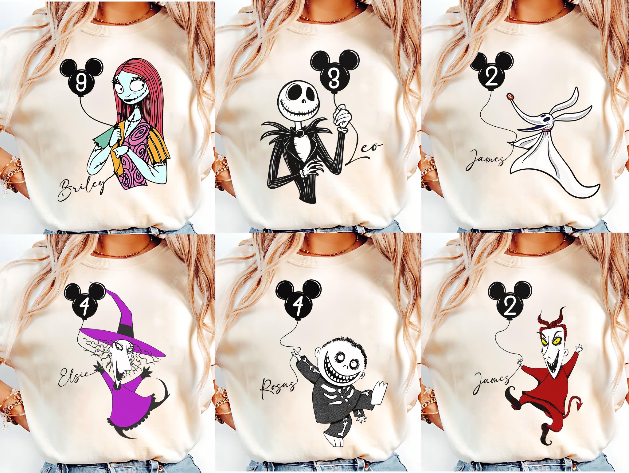 The Nightmare Before Christmas – Maglietta Aderente Donna Jack Skellington, Colore Nero, Taglie S-XXL