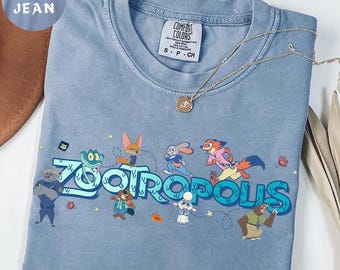 Koszulka z postaciami z filmu Disney Zootopia 2026 Zootropolis, koszulka z Judy Hopps i Nickiem Wilde, koszulka rodzinna z wycieczki do Disneylandu, koszulka rodzinna z wycieczki do WDW 2025