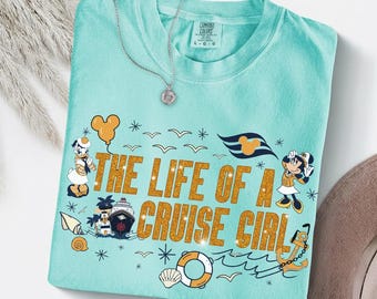 Disney The Life of a Cruise Girl T-shirt Minnie Daisy, cadeau de vacances en famille croisière, chemise assortie Disney Cruise, inspiré de la vie d'une showgirl