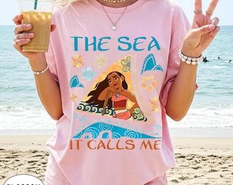 ディズニー モアナと伝説の海 Tシャツ、ディズニープリンセス モアナ シャツ、マジックキングダム、誕生日プレゼント、ディズニーランドお揃いファミリーTシャツ