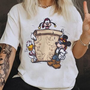 Disney Mickey and Friends Pirates Of The Caribbean T-shirt, Yo Ho Pirate&#39;s Life Shirt, Disneyland Family Matching Shirt, Disney Cruise Line