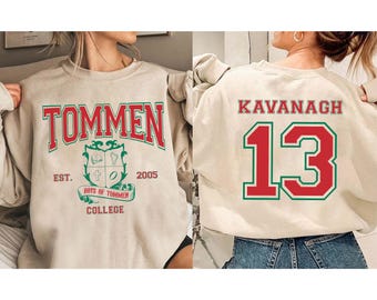 Sudadera de dos caras de Tommen College Boys of Tommen, camiseta de Tommen College, suéter de libros, artículos de libros, regalos de libros Johnny Kavanagh Lynch Joey