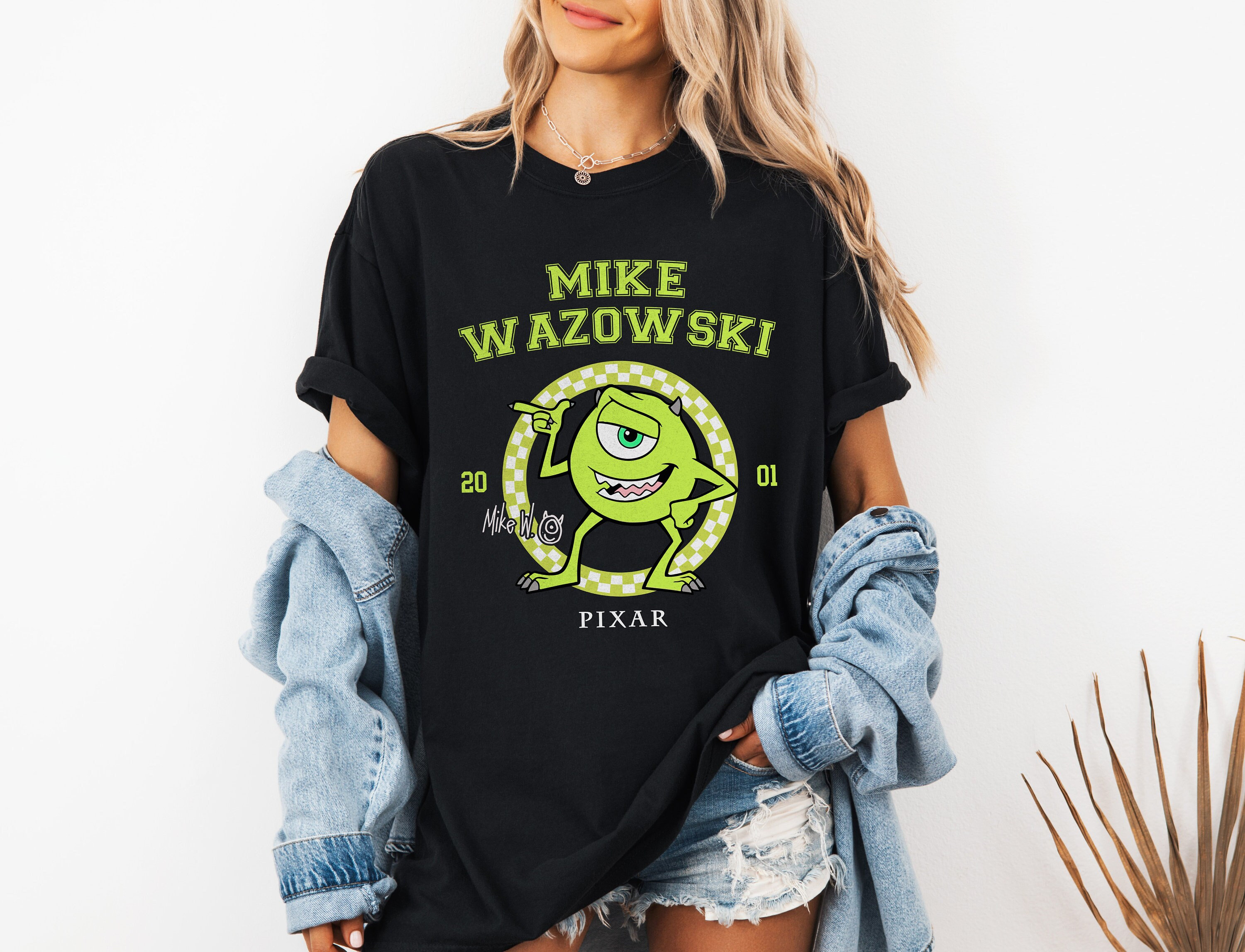 00's Disney Pixar Monsters Inc Mike Tシャツ Amazon.com: Disney Pixar Monsters, Inc. Halloween Mike Face