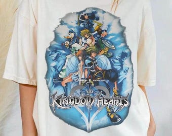Camiseta de grupo de Disney Kingdom Hearts. Camiseta familiar a juego de Disneyland, Magic Kingdom, regalo de cumpleaños, camiseta de Mickey Donald Kingdom Hearts.