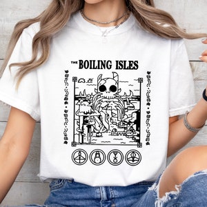 Vintage The Boiling Isles The Owl House Shirt, The Owl House Tshirt, Hexside School Of Magic And Demonics Tee, Disneyland Matching Shirt