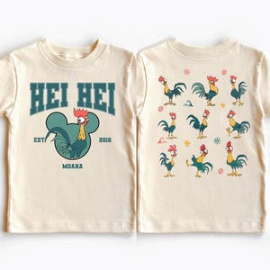 Disney Moana 2 Cute Hei Hei Rooster Emotions T-Shirt, Disney Princess Moana Tee, Disney Moana Pua Pig Shirt, Magic Kingdom ,Disney World Tee