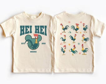 Disney Moana 2 Cute Hei Hei Rooster Emotions T-Shirt, Disney Princess Moana Tee, Disney Moana Pua Pig Shirt, Magic Kingdom ,Disney World Tee