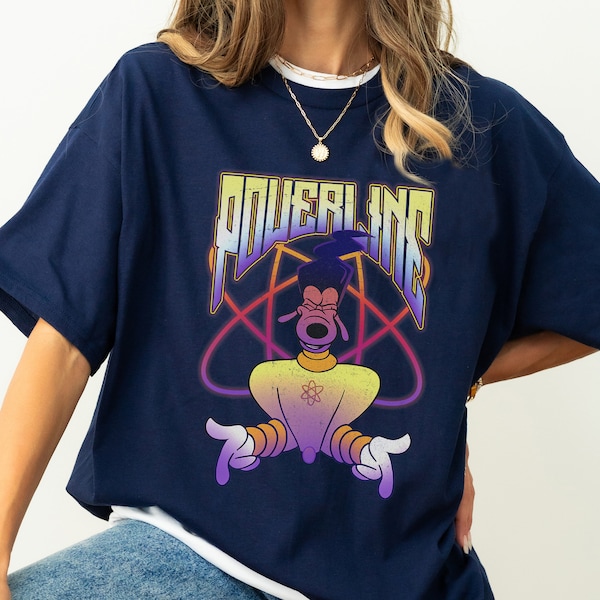 Disney A Goofy Movie Powerline Logo Portrait T-shirt, Disneyland Family Matching Shirt, Magic Kingdom, Birthday Gift, WDW Trip Tee