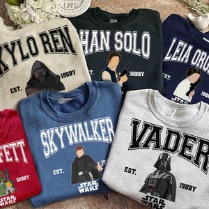 STAR WARS Characters Group Matching T-Shirt, Disneyland Family Matching Shirt, May The Force Be With You, Star Wars Captain Rex Ahsoka Padme
