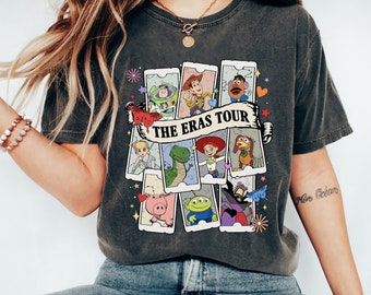 Disney Toy Story The Eras Tour Tarot Card T-Shirt, Disney Toy Story Shirt, Disneyland Family Matching Shirt, Magic Kingdom, Disney Trip Tee
