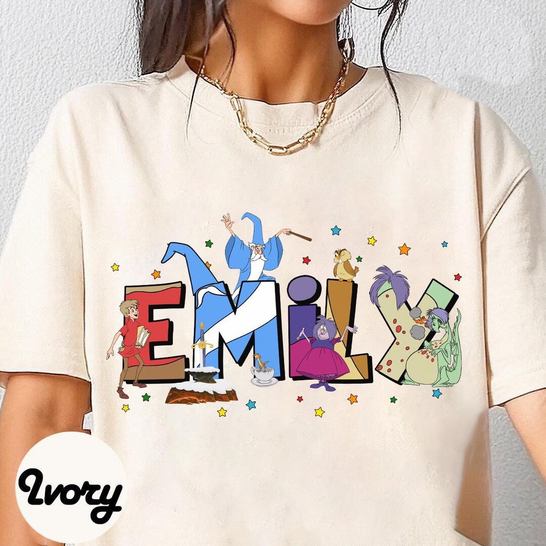 Custom Name Disney the Sword in the Stone Arthur Pendragon Shirt ...